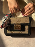 کیف زنانه مجلسی گلورا گوچی دستی و دوشی دخترانه gucci