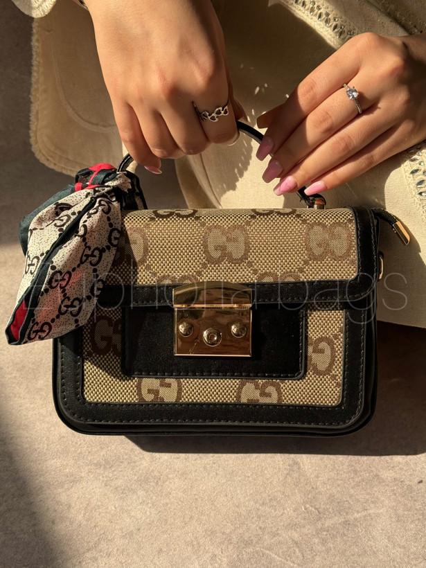 کیف زنانه مجلسی گلورا گوچی دستی و دوشی دخترانه gucci