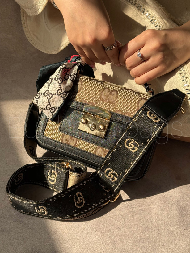 کیف زنانه مجلسی گلورا گوچی دستی و دوشی دخترانه gucci